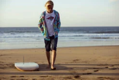 BEAR SURFBOARDS T-SHIRT LOGO WHITE -Vans || Salty Crew || Vissla Sales bear surfboards t shirt logo off white 3 2