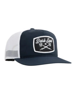 DARK SEAS DOCKER HAT NAVY WHITE