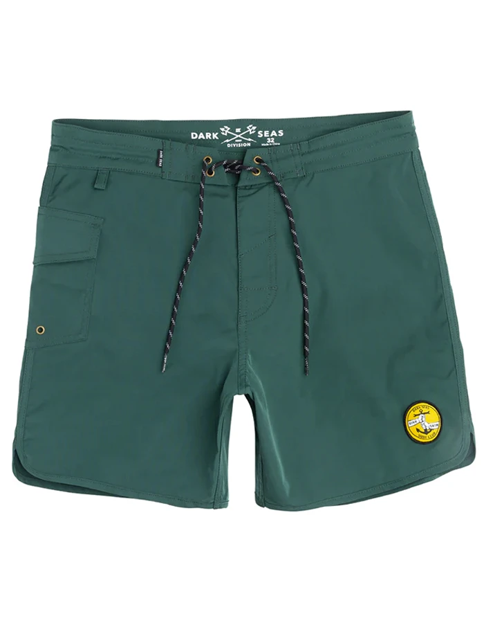 DARK SEAS STRETCH HITCH BOARDSHORT 16.5" GREEN 1 DARK SEAS STRETCH HITCH BOARDSHORT 16.5" GREEN