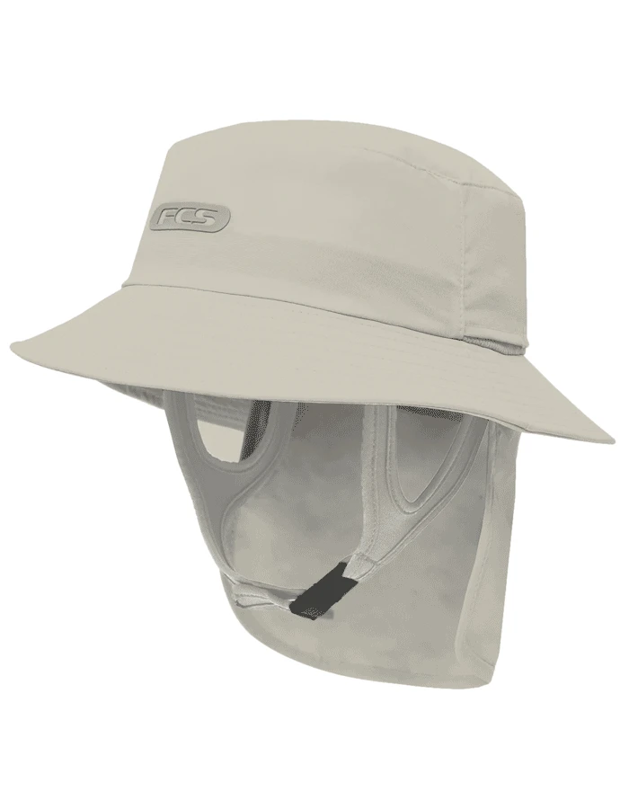 FCS ESSENTIAL SURF BUCKET HAT WARM GREY 1 FCS ESSENTIAL SURF BUCKET HAT WARM GREY