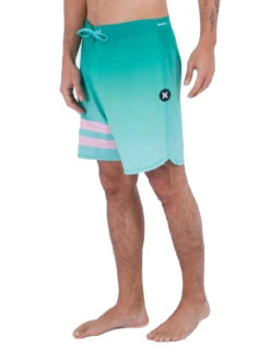 HURLEY PHANTOM ECO BLOCK PARTY BOARDSHORTS 18" TROPICAL MIST -Vans || Salty Crew || Vissla Sales hurley phantom eco block party boardshort 18 tropical mist