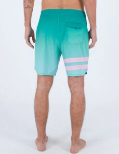 HURLEY PHANTOM ECO BLOCK PARTY BOARDSHORTS 18" TROPICAL MIST -Vans || Salty Crew || Vissla Sales hurley phantom eco block party boardshort 18 tropical mist 2