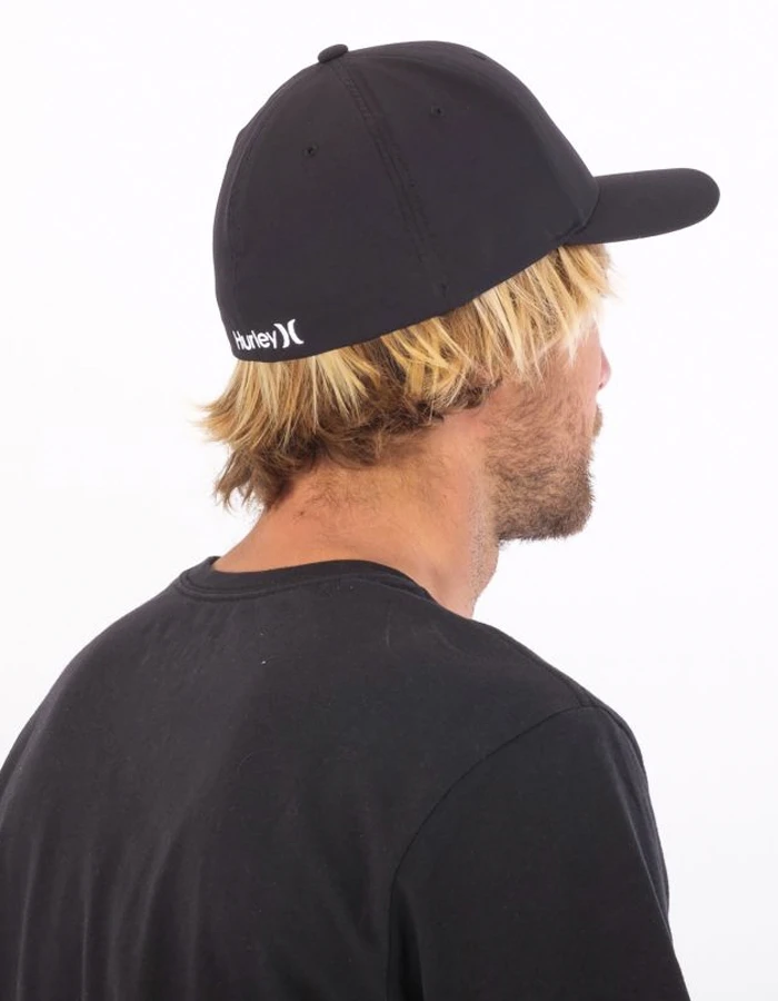 HURLEY STRETCH FIT MEN H2O-DRI O&O BLACK WHITE - Image 3