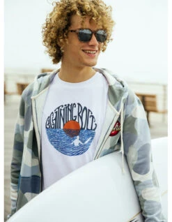 LIGHTNING BOLT LINE UP TEE -Vans || Salty Crew || Vissla Sales lightning bolt line up t shirt 3