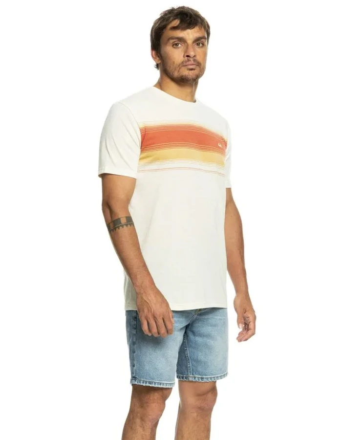 QUIKSILVER FADE BACK T-SHIRT BIRCH 2 QUIKSILVER FADE BACK T-SHIRT BIRCH - Image 2