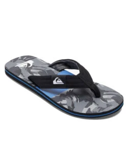 QUIKSILVER MOLOKAI LAYBACK SANDALS BLACK BLUE -Vans || Salty Crew || Vissla Sales quiksilver infradito molokai layback black blue 2