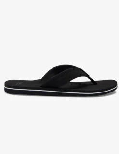 QUIKSILVER MOLOKAI LAYBACK SANDALS BLACK WHITE BLACK -Vans || Salty Crew || Vissla Sales quiksilver infradito molokai layback black white black 1