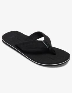QUIKSILVER MOLOKAI LAYBACK SANDALS BLACK WHITE BLACK -Vans || Salty Crew || Vissla Sales quiksilver infradito molokai layback black white black 2