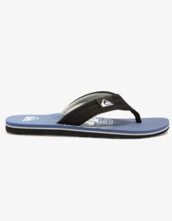 QUIKSILVER MOLOKAI LAYBACK II SANDALS BLUE WHITE BLUE -Vans || Salty Crew || Vissla Sales quiksilver infradito molokai layback ii blue white blue 2