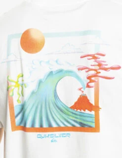 QUIKSILVER OCEAN BED T-SHIRT WHITE -Vans || Salty Crew || Vissla Sales quiksilver ocean bed t shirt white 1