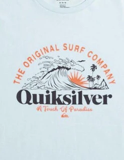 QUIKSILVER SUNSET WAVE T-SHIRT SKY -Vans || Salty Crew || Vissla Sales quiksilver sunset wave t shirt sky 2