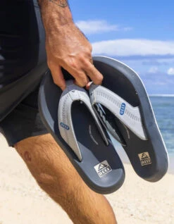 REEF SANDALS SWELLSOLE CRUISER SANDALS BLACK GREY -Vans || Salty Crew || Vissla Sales reef infradito swellsole cruiser black grey 6