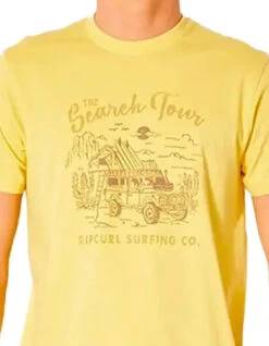 RIP CURL DRIFTER TEE RETRO YELLOW -Vans || Salty Crew || Vissla Sales rip curl t shirt drifter retro yellow 4