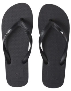 RVCA ALL THE WAY FLIP FLOPS FOR MAN BLACK