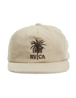 RVCA RADIO PALM STRAPBACK CORDUROY CAP
