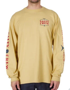 SALTY CREW SKIPJACK PREMIUM LONG SLEEVE CAMEL
