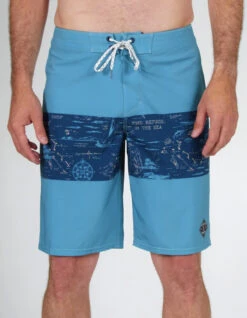 SALTY CREW TOPWATER BOARDSHORTS 21" NAVY AQUA -Vans || Salty Crew || Vissla Sales salty crew topwater boardshorts 21 navy aqua 1
