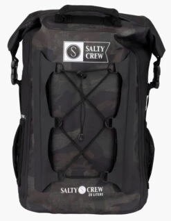 SALTY CREW VOYAGER ROLL TOP BACKPACK CAMO