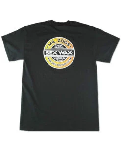 SEX WAX T-SHIRT FADE BLACK -Vans || Salty Crew || Vissla Sales sex wax t shirt fade black 1