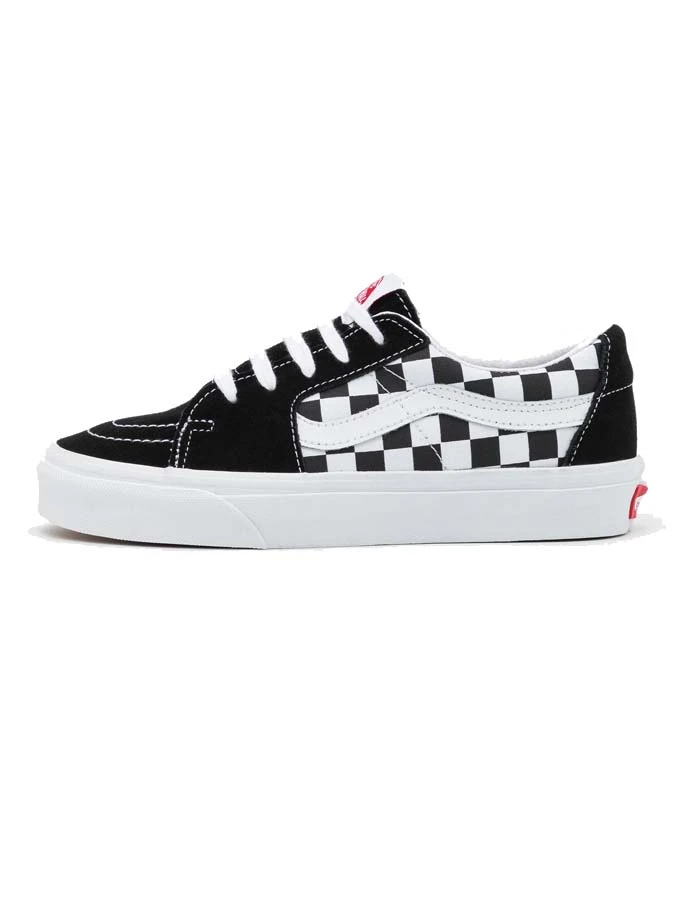 VANS SK8-LOW RACING BLACK CHECKERBOARD SHOES 1 VANS SK8-LOW RACING BLACK CHECKERBOARD SHOES