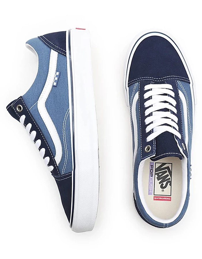 VANS SKATE OLD SKOOL SHOES BLUE NAVY 3 VANS SKATE OLD SKOOL SHOES BLUE NAVY - Image 3