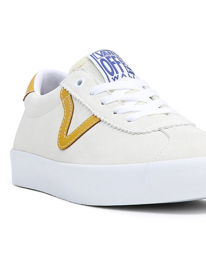 VANS SUEDE SPORT SHOES WHITE 8 VANS SUEDE SPORT SHOES WHITE - Image 8