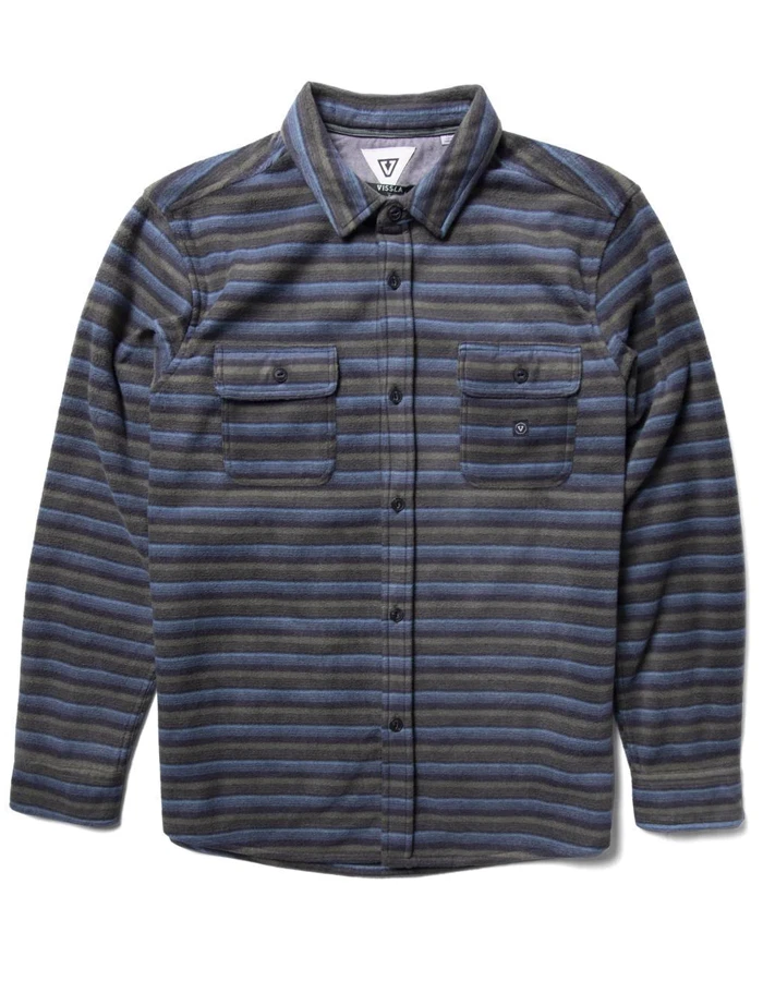 VISSLA ECO-ZY LS POLAR FLANNEL PHANTOM 1 VISSLA ECO-ZY LS POLAR FLANNEL PHANTOM