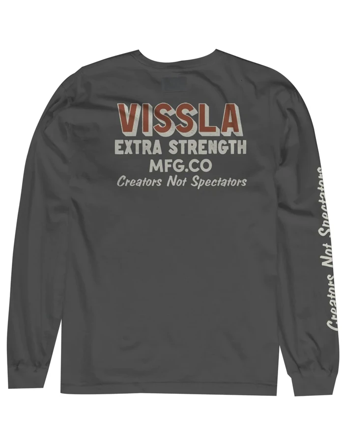 VISSLA EXTRA STRENGTH LONG SLEEVE POCKET TEE 1 VISSLA EXTRA STRENGTH LONG SLEEVE POCKET TEE