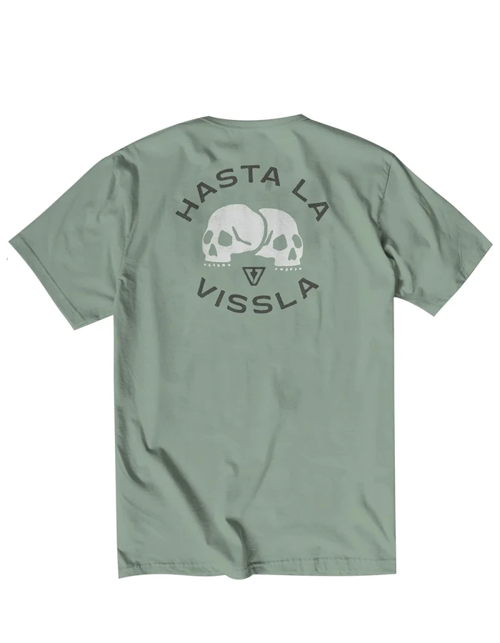 VISSLA HASTA LA VISSLA ORGANIC POCKET TEE JADE