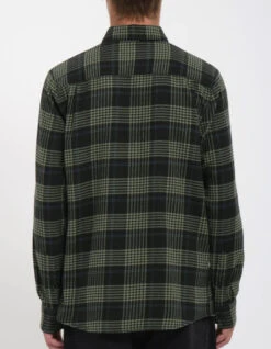 VOLCOM CADEN PLAID SHIRT BLACK -Vans || Salty Crew || Vissla Sales volcom camicia in flanella caden plaid shirt black 3