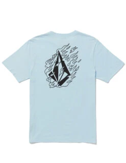 VOLCOM FIREFIGHT SHORT SLEEVE TEE MISTY BLUE 12 VOLCOM FIREFIGHT SHORT SLEEVE TEE MISTY BLUE -Vans || Salty Crew || Vissla Sales volcom firefight t shirt misty blue 1